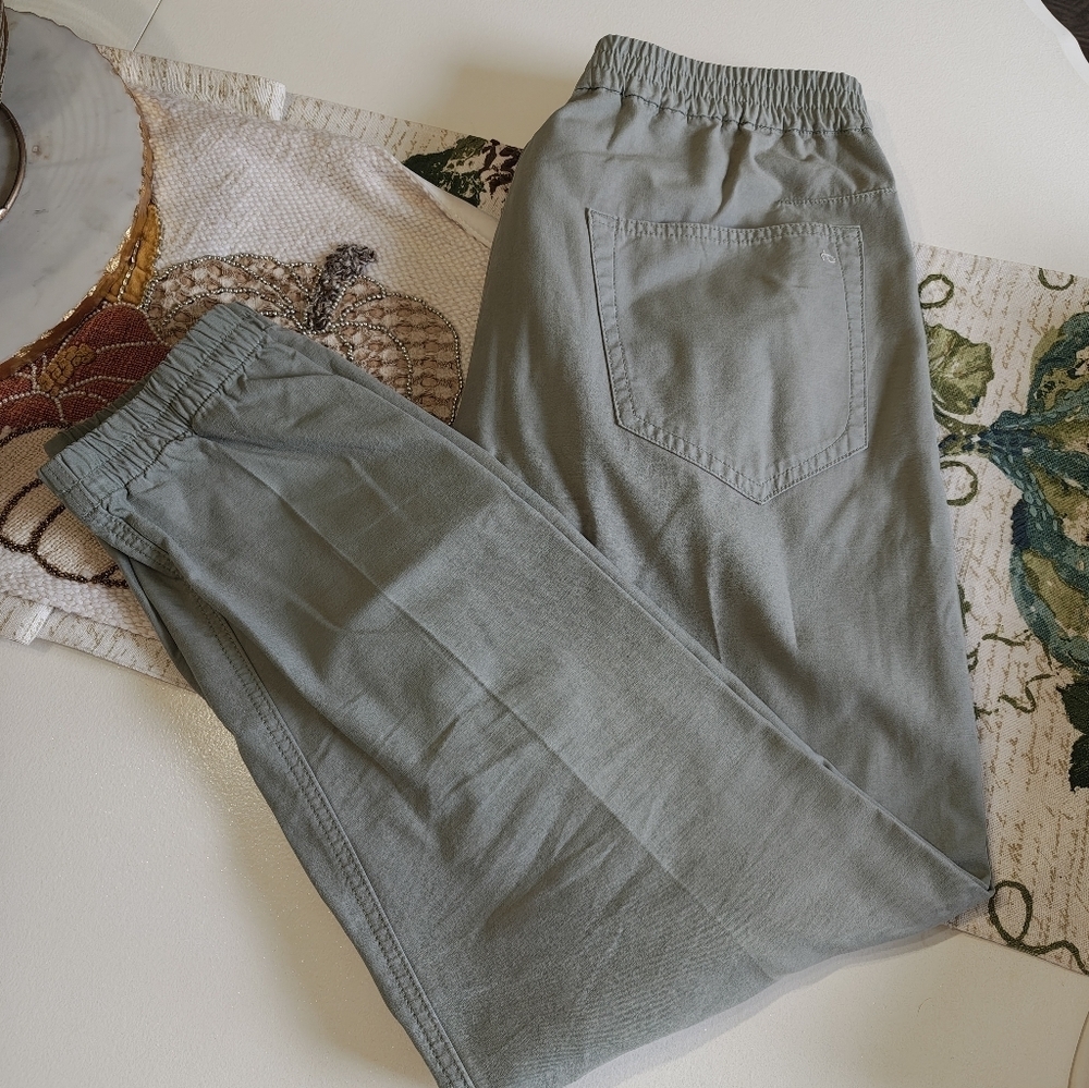 rag and bone Sage Green Button up Joggers - Picture 5 of 5